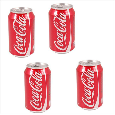 "Coke 300 ml  - 4 Tins - Click here to View more details about this Product